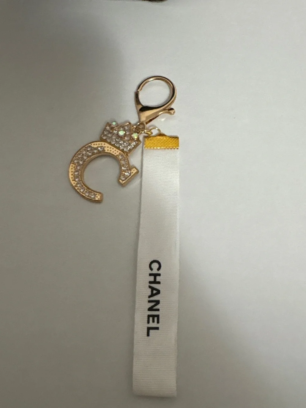 Chanel Ribbon Keychain